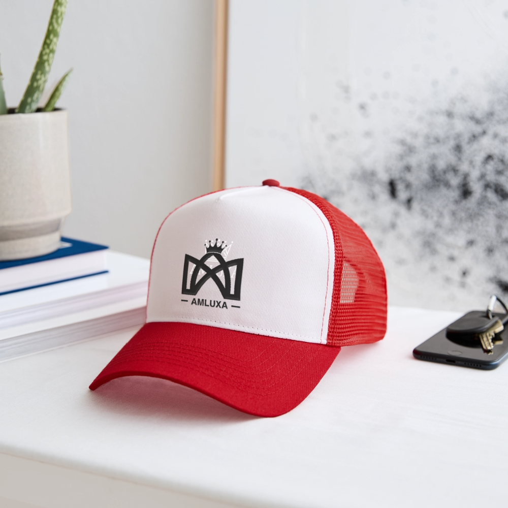 Trucker Cap - blanc/rouge