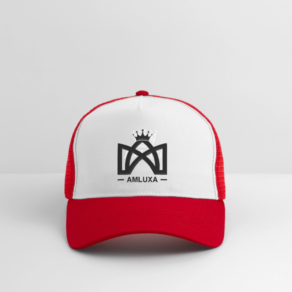Trucker Cap - blanc/rouge