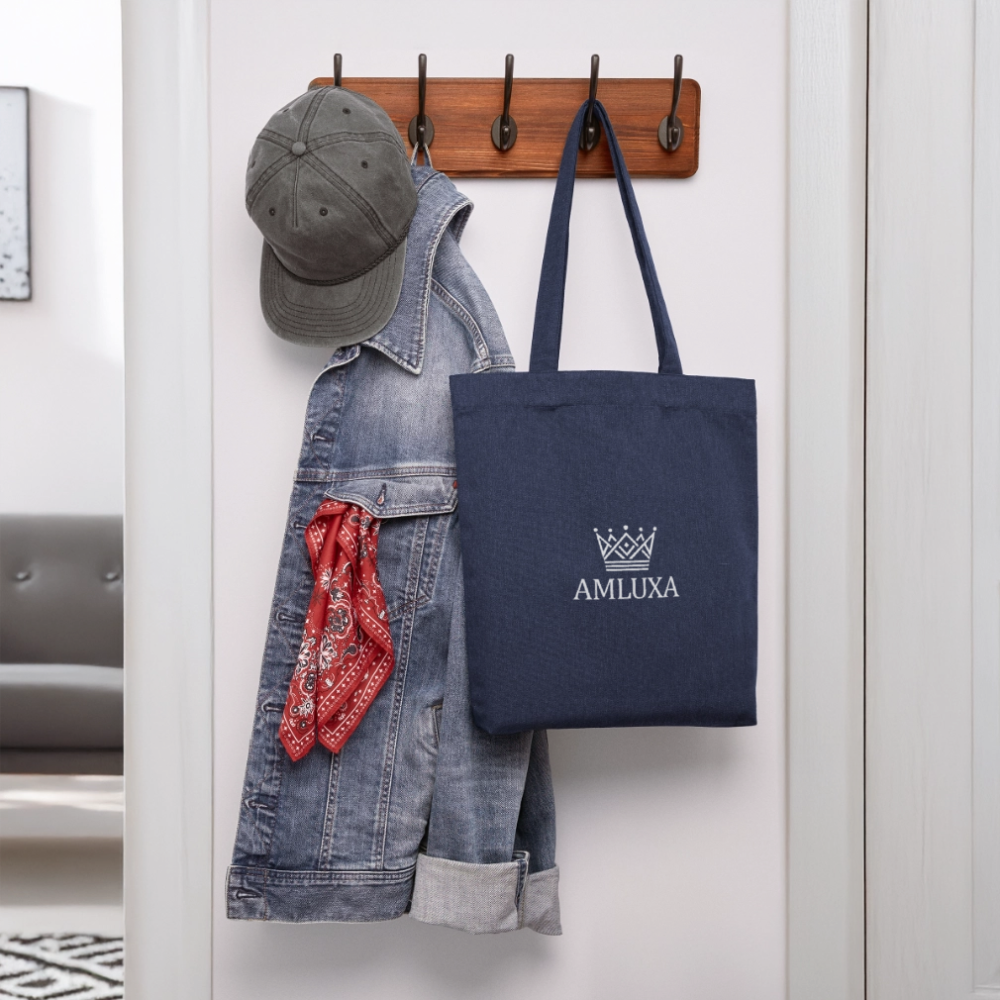 Tote bag épais recyclé Stanley/Stella - mélange bleu